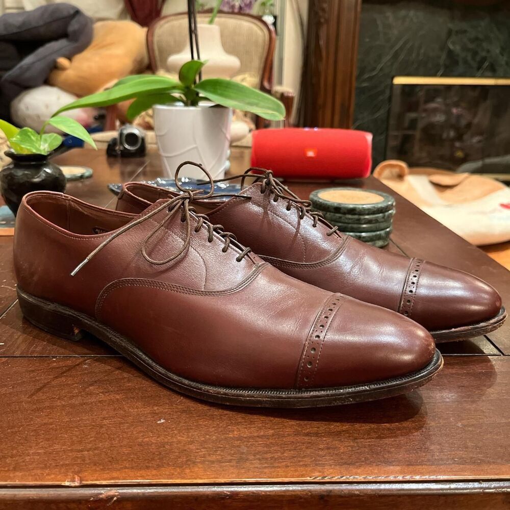 Allen-edmonds Men's Brown and Burgundy Trainers
